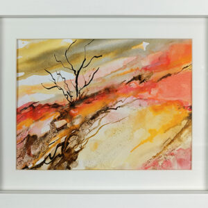 Abstract landscape collection - Skies on fire
