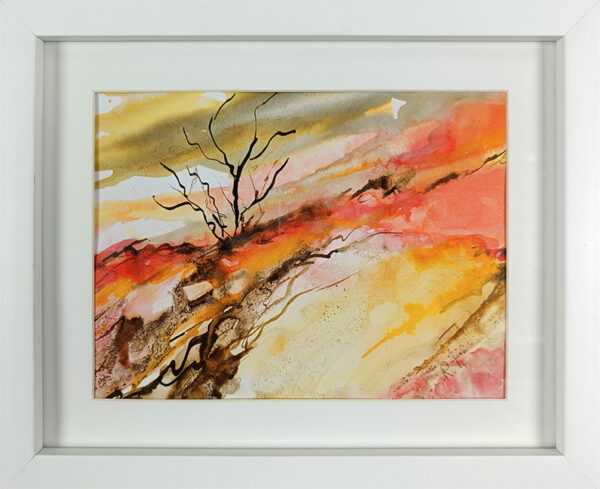 Abstract landscape collection - Skies on fire